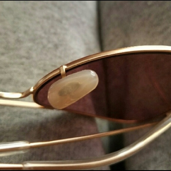 Ray Ban Aviator Sunglasses Rose Pink Lenses NEW! - Picture 6 of 8